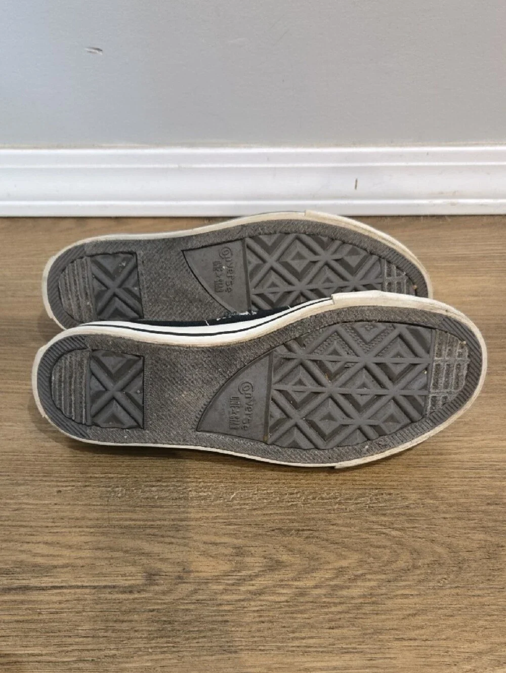 Converse Kids Black & White Low-Top Canvas Sneakers